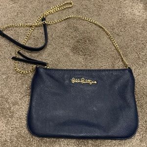 Lilly Pulitzer Crossbody Navy Gold